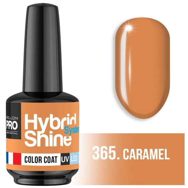 Vernis Hybrid Shine Mollon Pro | Semi-permanent 358 caramel