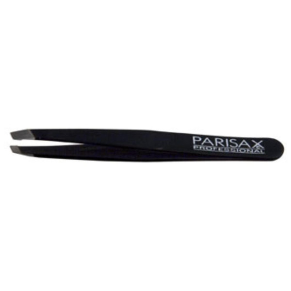 Oblique black Parisax tweezers