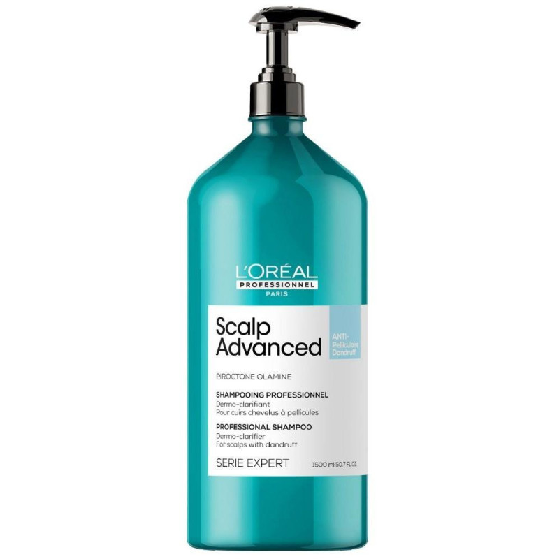 Shampooing antipelliculaire Serie Expert Scalp Advanced L'Oréal  Professionnel 1,5L