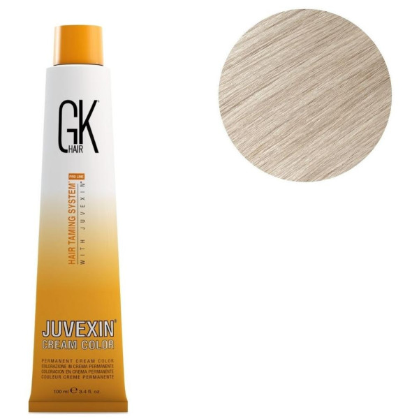 Coloration Juvexin  10.11 blond très clair platine cendré intense Gkhair 100ML