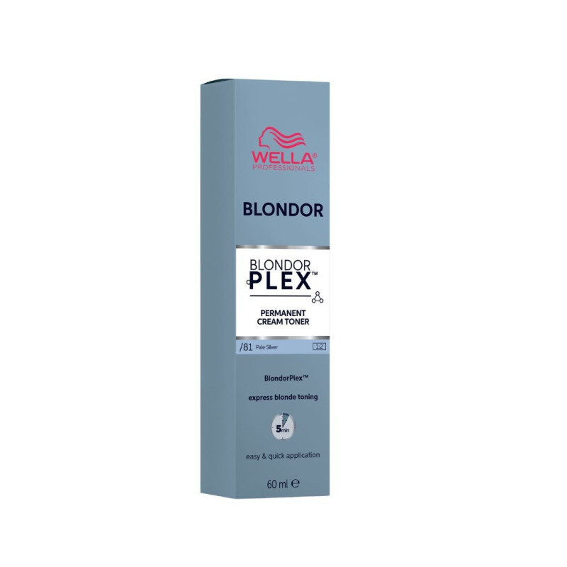 BlondorPlex Pale Silver Decolorante Crema Toner Wella