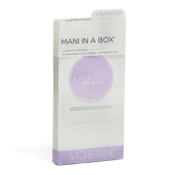 VOESH Lavendel Mani in Box 3-Stufen-Handpflege