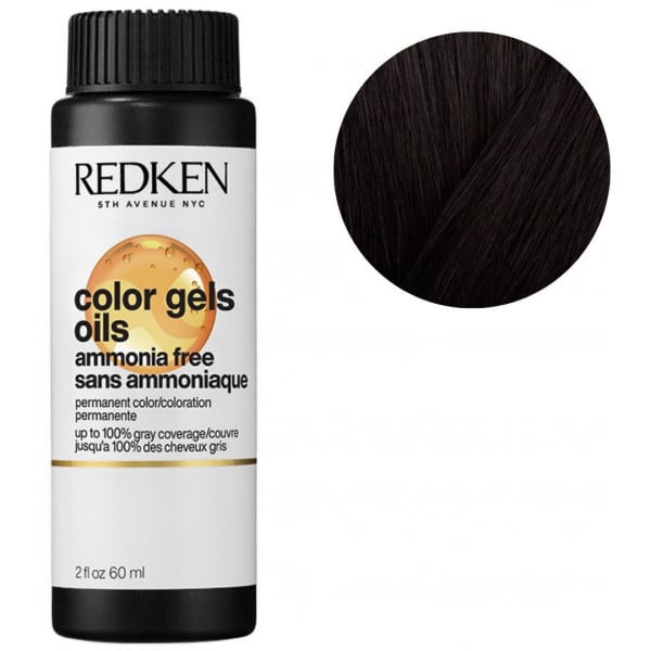 Non-ammonia hair coloring 1NN French Toast Color Gels Oils Redken 60ML