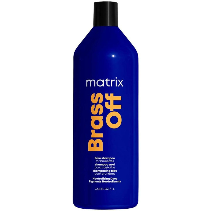 Brass Off Matrix Shampoo neutralizzante per riflessi aranciati/ramati  indesiderati 1L