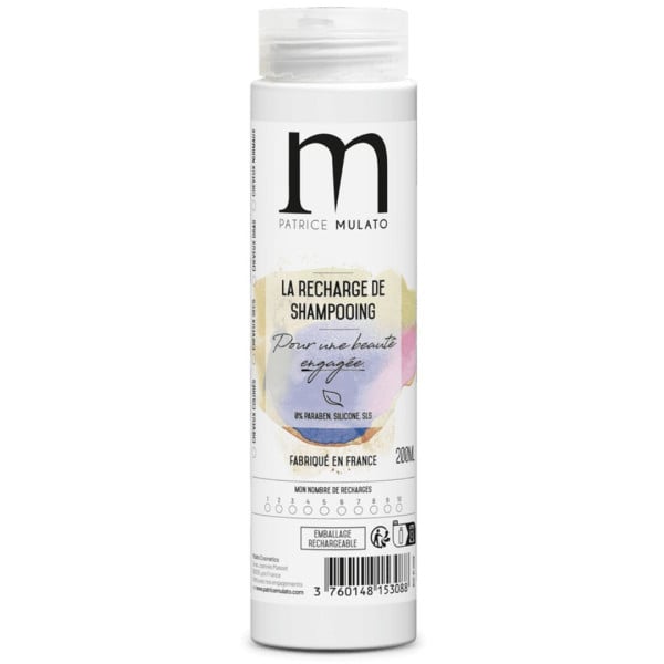Flacon recharge de shampooing Patrice Mulato 200ML