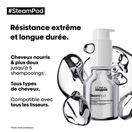 Soin Lissant Profess. Steampod L'Oréal - Éclat 50ml