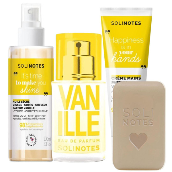Vanilla Solinotes body care...