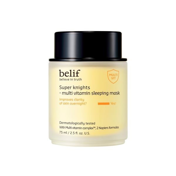 Mascarilla de noche Super Knights Multi Vitamin Sleeping Mask Belif 75ml