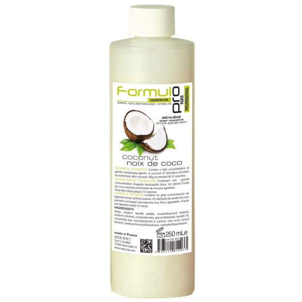 lavaggi shampoo professionali comuni di cocco 250ml