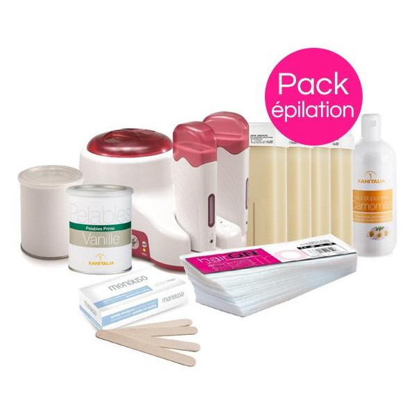 Pack Hair Removal for Delicate Skin Pot and Roll-On Xanitalia