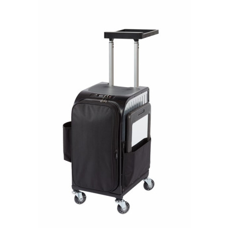 Silver Rollercoaster Table Suitcase