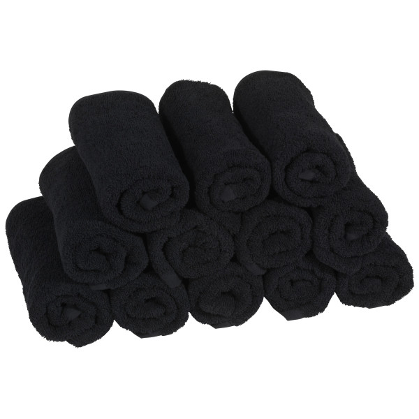 Towels Grand Teint Black Hairstyle X 12