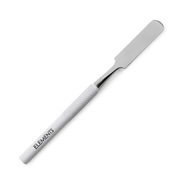 Mini white metal spatula Elements - 9 cm