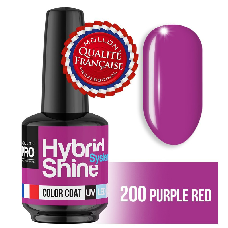 Semi-Permanent Mini Varnish Hybrid Shine Purple Red 2/200